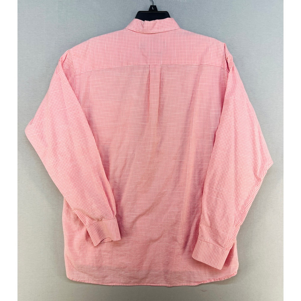 Vineyard Vines Button Down Shirt Mens M Pink Gingham Greenwich Cotton Preppy - Picture 6 of 6